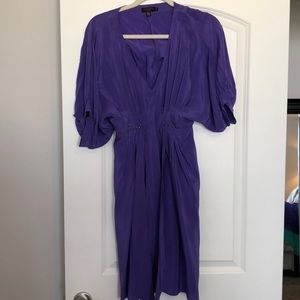 Ted Baker Purple Silk  Dress